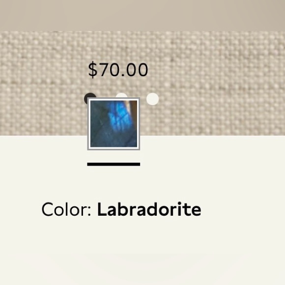 Banana Republic Labradorite solar system earring - Picture 8 of 16